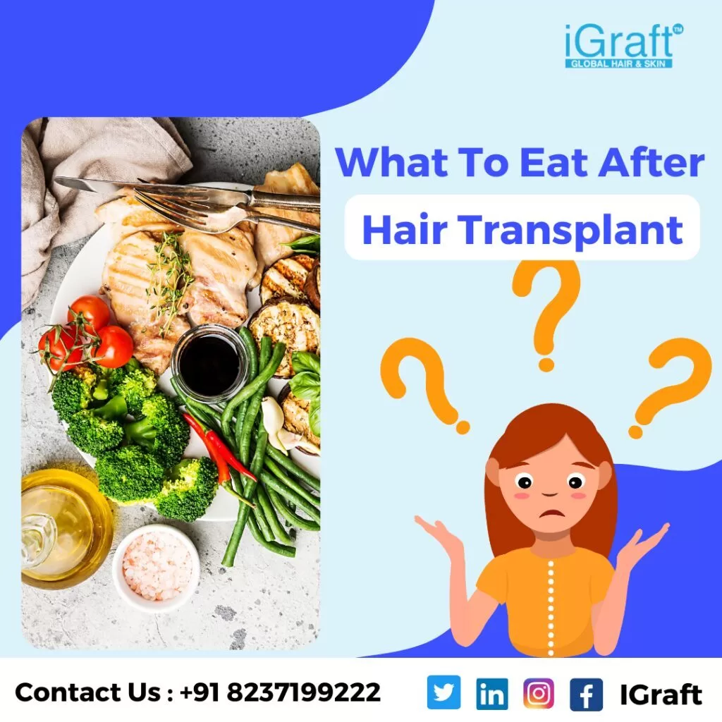 what to eat after hair transplant