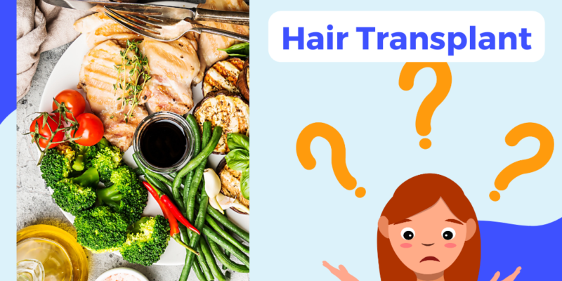 what to eat after hair transplant