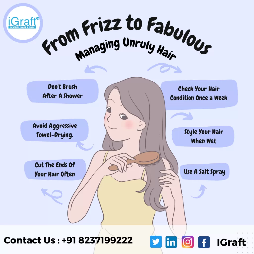 IGraft's Strategies to manage unruly hair