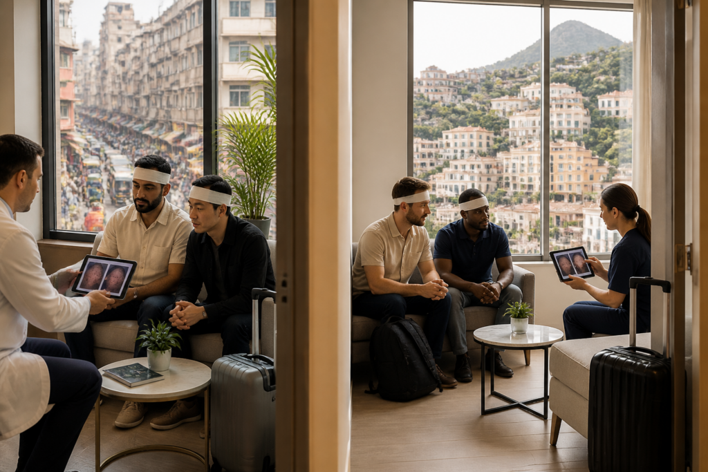 India vs Turkey for Hair Transplant Tourism: Cost, Crowds and Results for US, UK and Aussie Patients