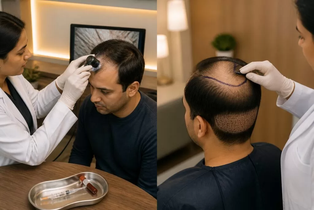 PRP therapy platelet-rich plasma scalp treatment vs delaying hair loss care